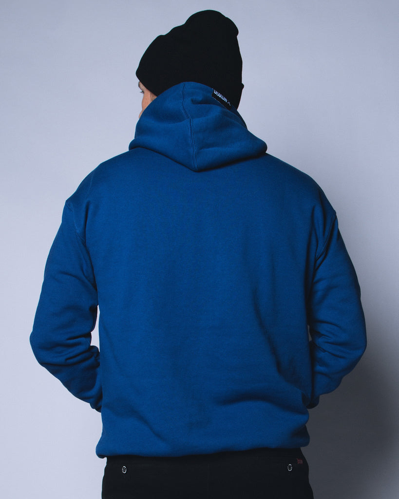 Ground Up Customs Pullover Hoodie - Blue - Dixxon Flannel Co.