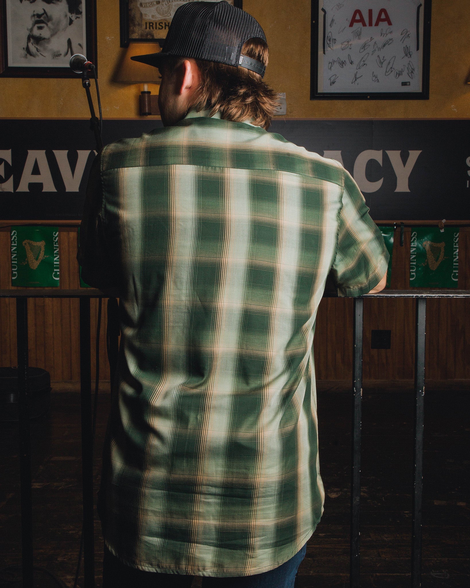 ヒトエラウンドシャツ GRY.check サイズXL Chiba Party Shirt | Dixxon Flannel Co.