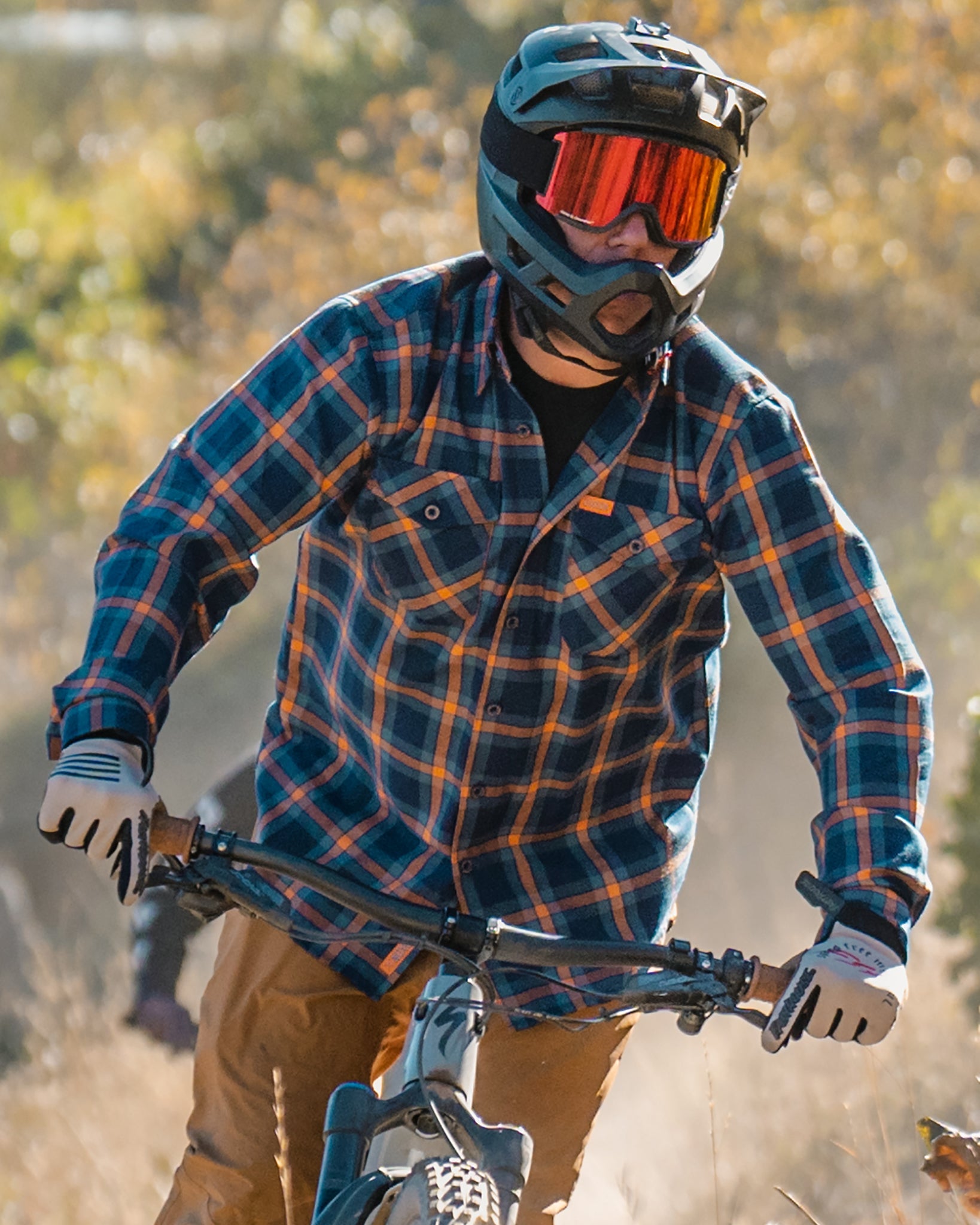 Flannel Mountain Bike Outfits Best Mountain Biking Shirts Men's
