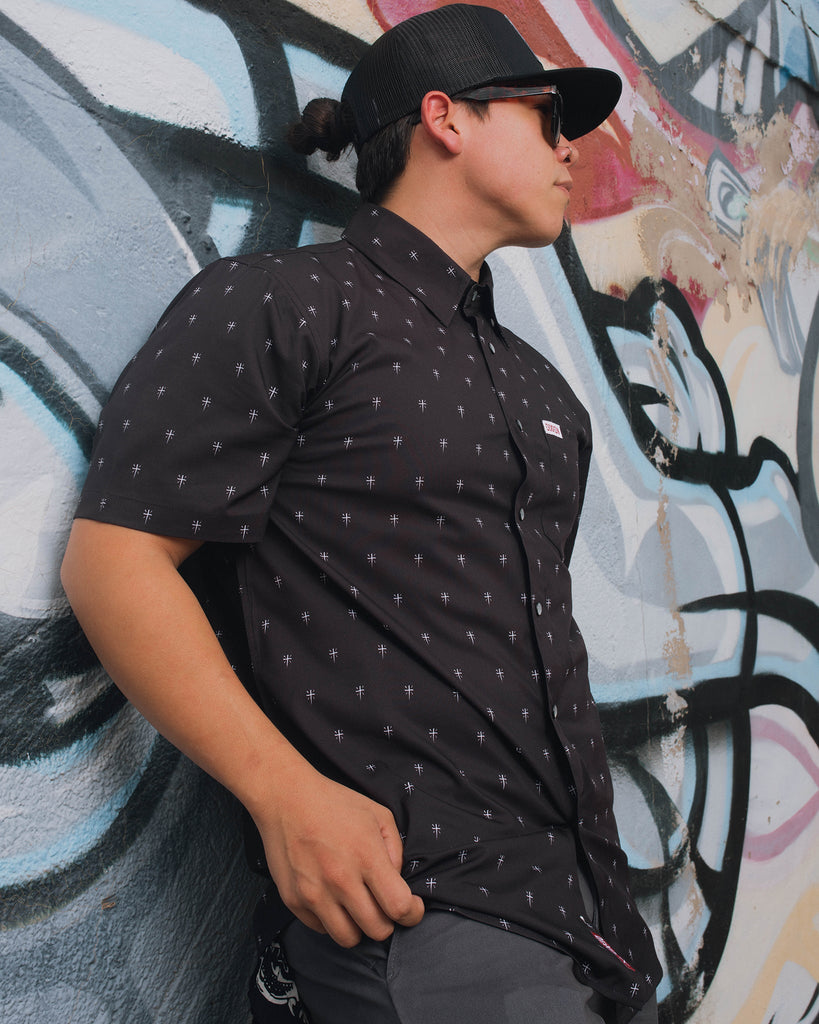 Historia Short Sleeve - Black - Dixxon Flannel Co.