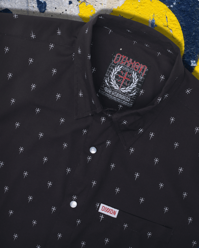 Historia Short Sleeve - Black - Dixxon Flannel Co.