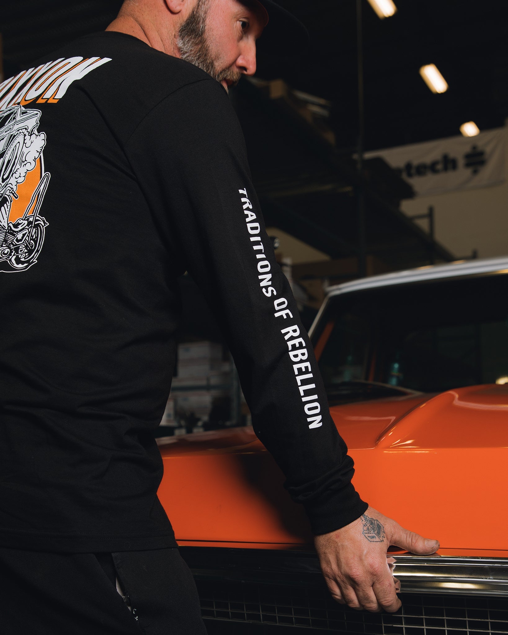 Hot Roddin' Long Sleeve T-Shirt - Black - Dixxon Flannel Co.