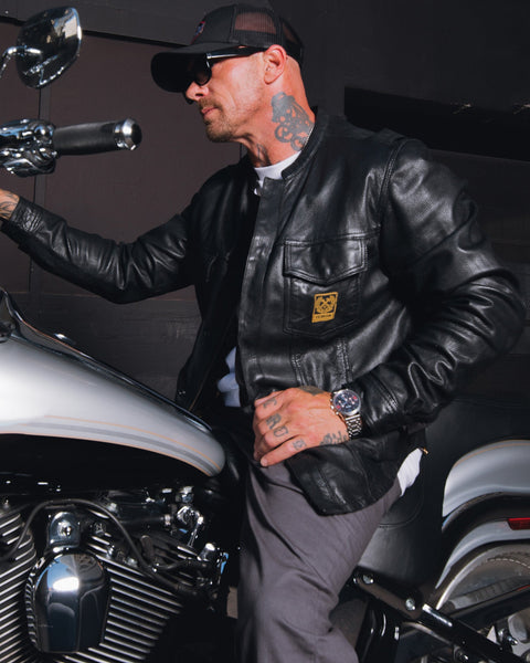 【archive】sullen Leather-docking jacket sullen vintage DOCKING LEATHER JACKET