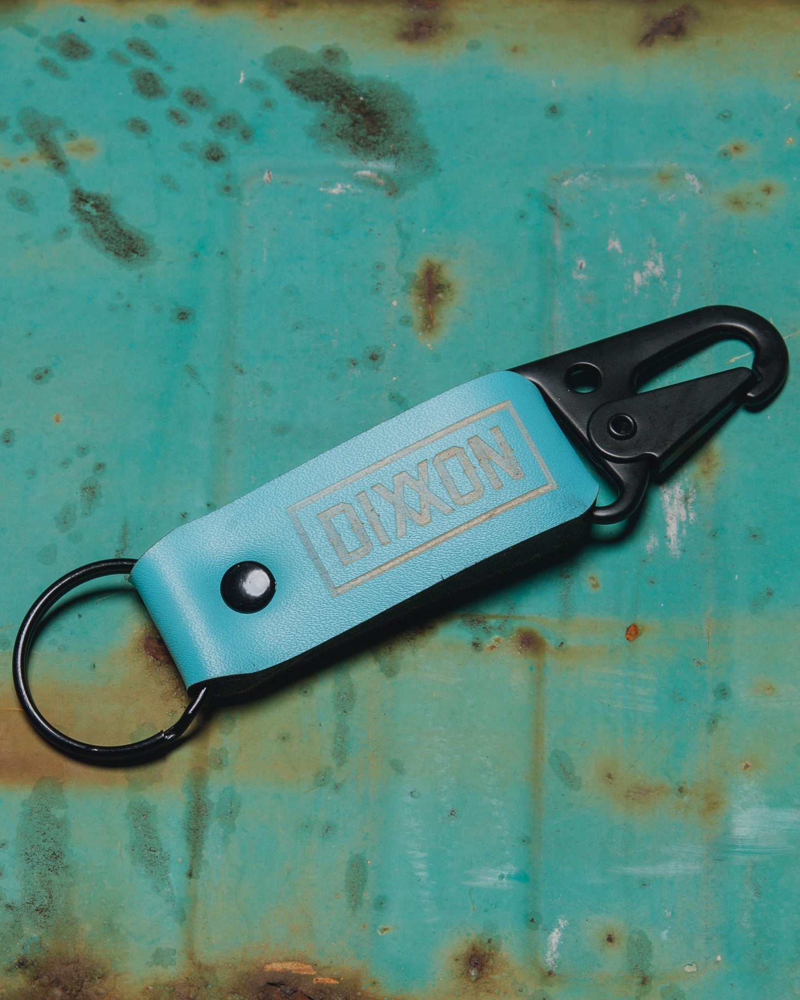 Vendor 1 Leather Keychain Clip | Dixxon Flannel Co. Gray