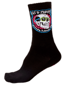 Let's Party Premium Crew Socks - Black - Dixxon Flannel Co.