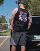 Live Free Award Crest Tank - Red, White, & Blue - Dixxon Flannel Co.