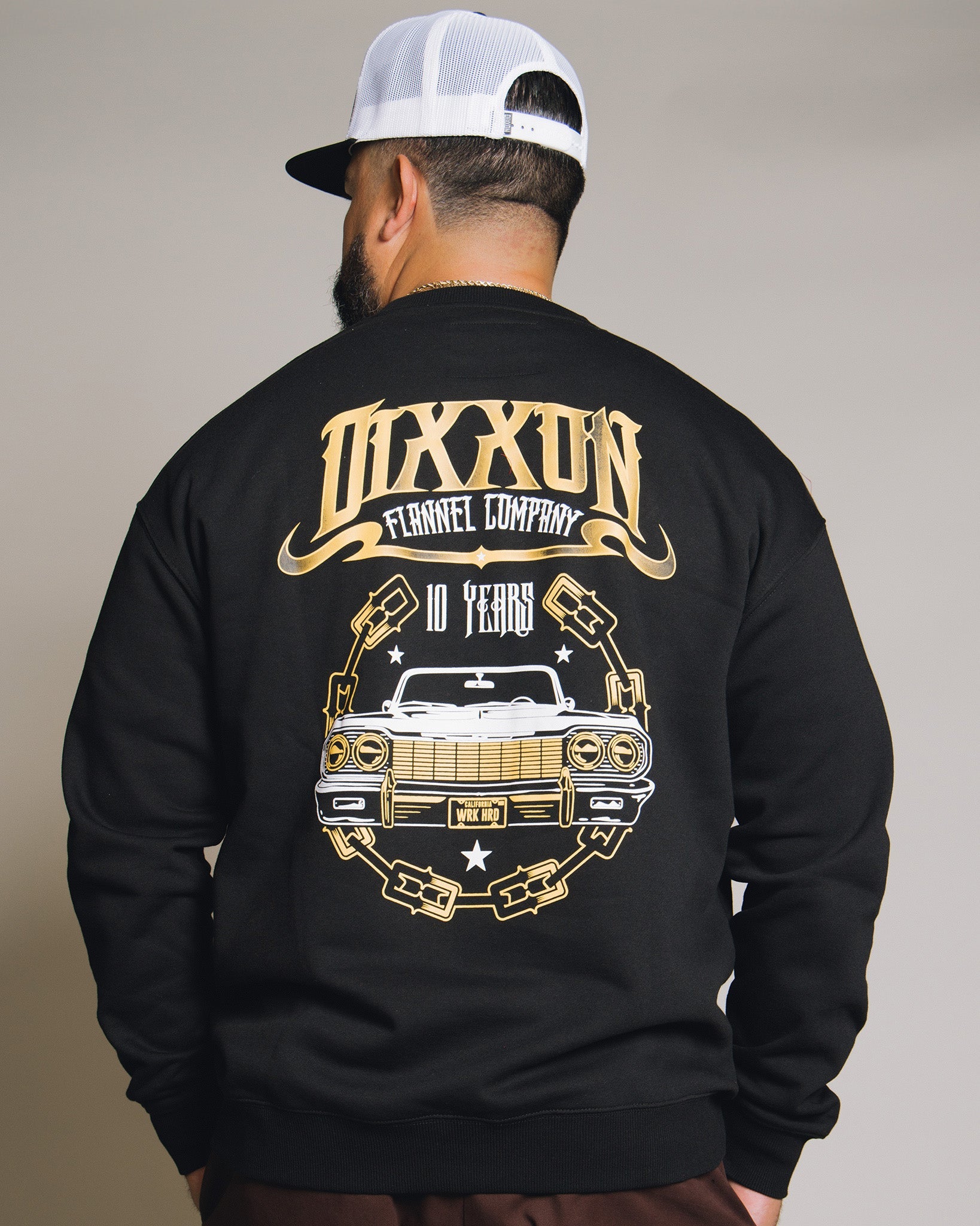 Lowrider Crewneck - Black - Dixxon Flannel Co.