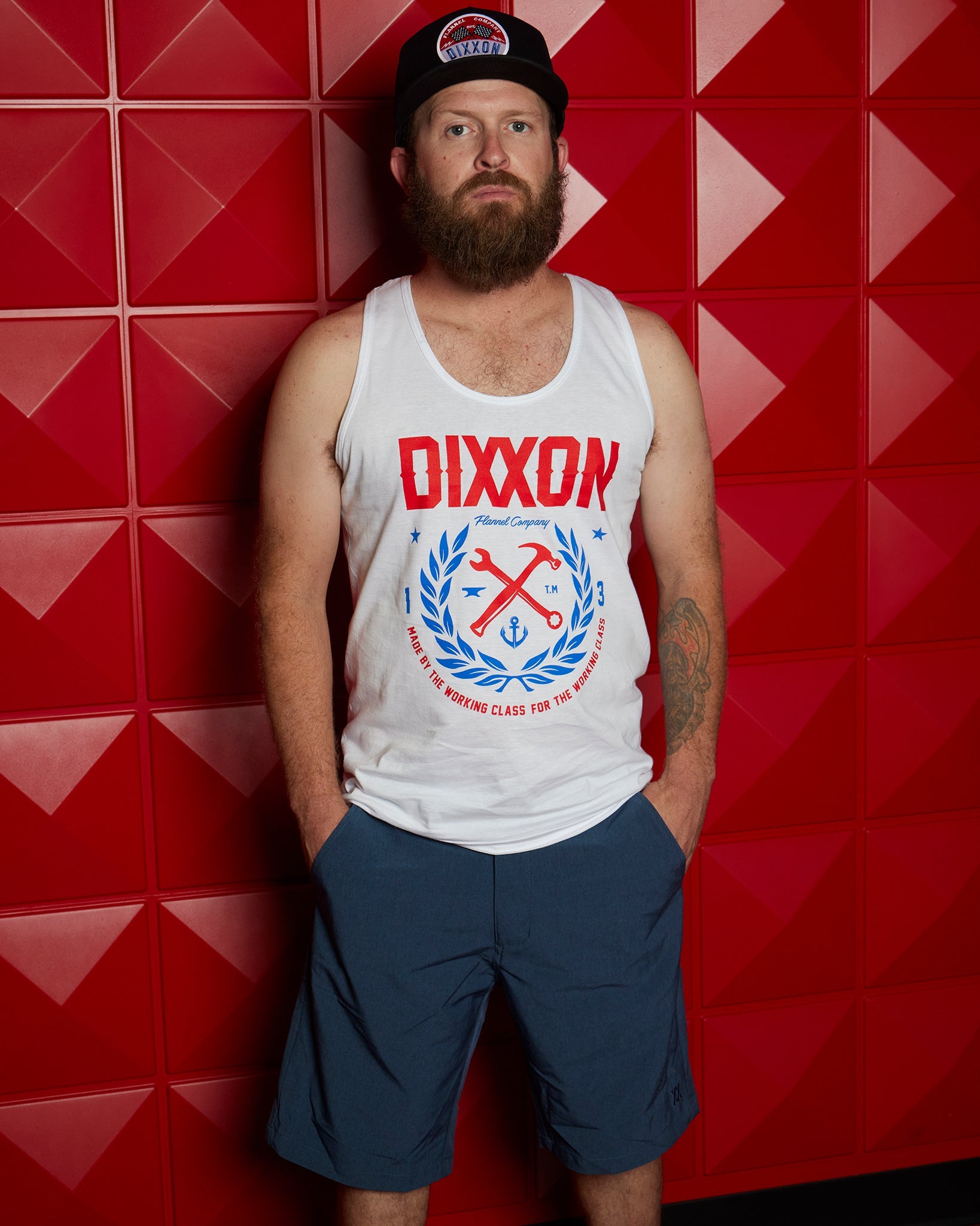 Made Tank - Red, White, & Blue - Dixxon Flannel Co.