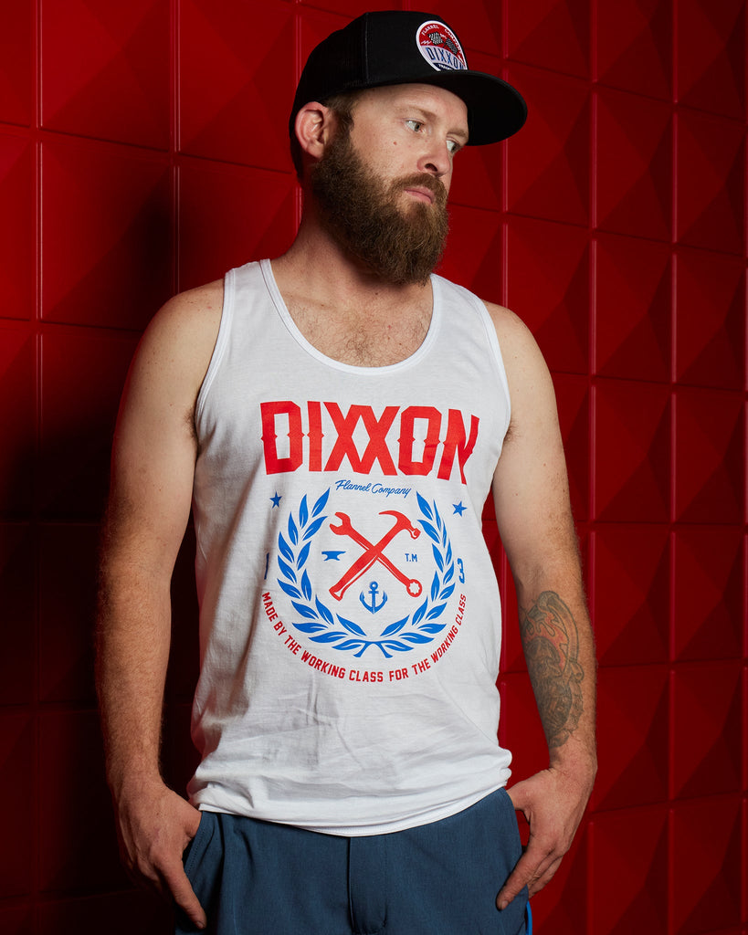 Made Tank - Red, White, & Blue - Dixxon Flannel Co.