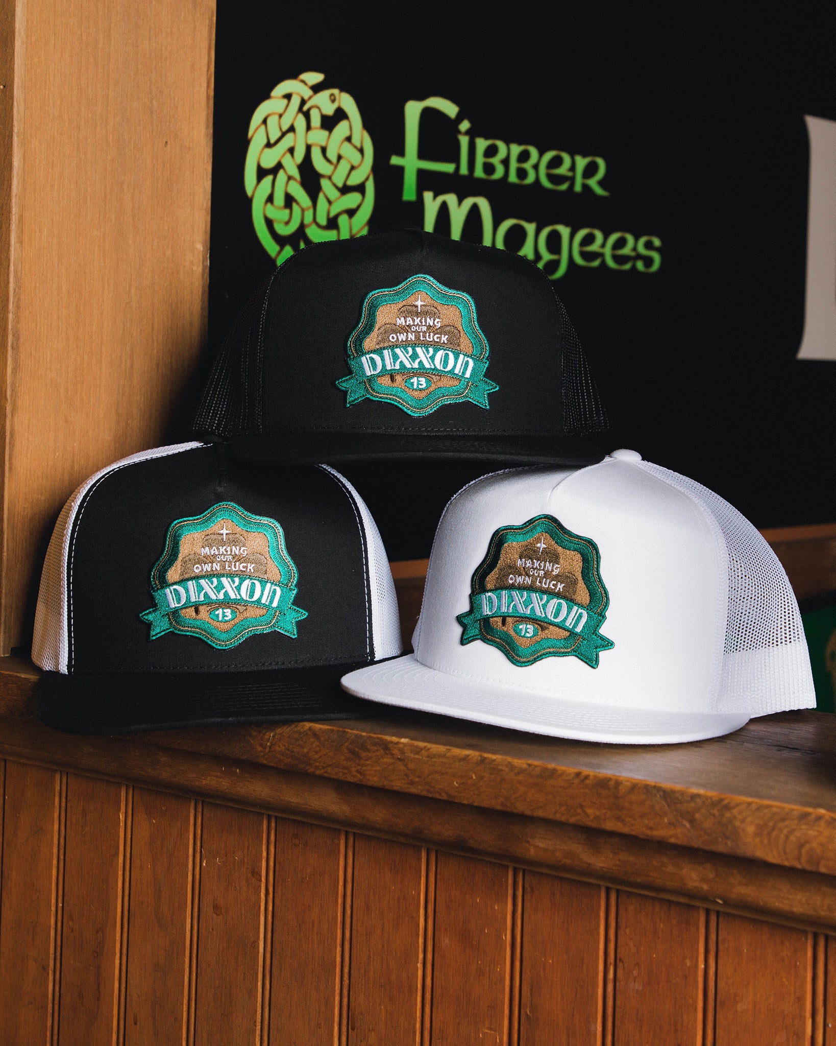 Make Our Own Luck Flat Bill Trucker Snapback - Dixxon Flannel Co.