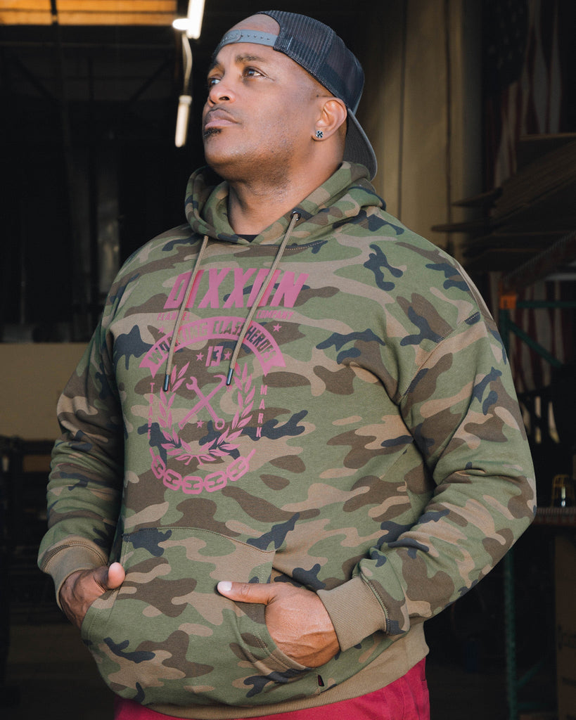 Maroon Weld Pullover Hoodie - Camo - Dixxon Flannel Co.