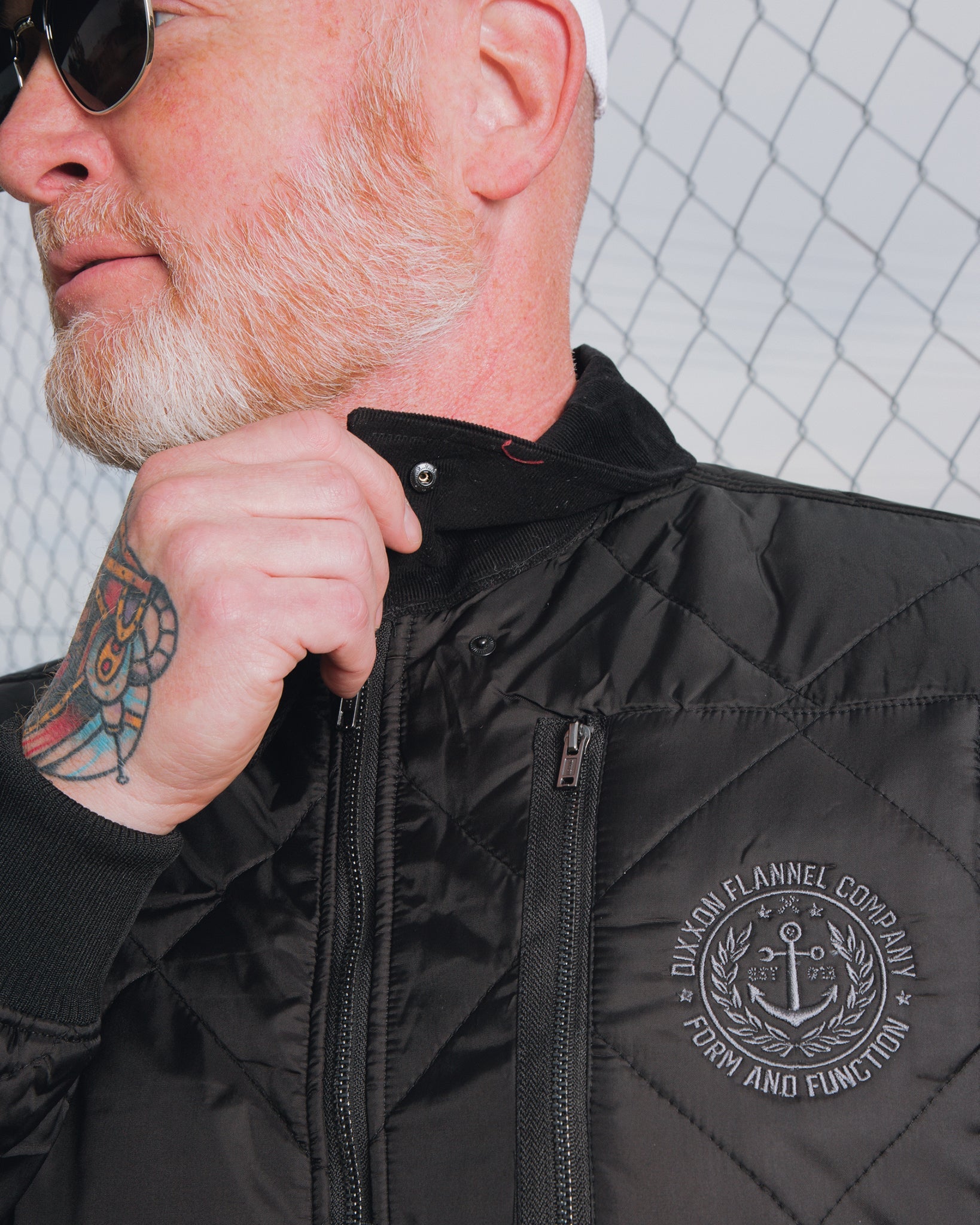 Midnight Diamond Stitch Quilted Jacket - Dixxon Flannel Co.