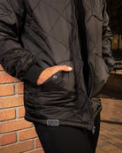 Midnight Diamond Stitch Quilted Jacket - Dixxon Flannel Co.