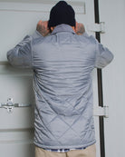 Morning Fog Diamond Stitch Quilted Jacket - Dixxon Flannel Co.
