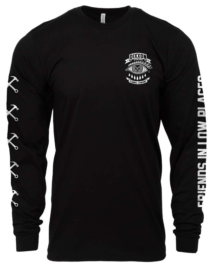 Mystic Long Sleeve T-Shirt - Black - Dixxon Flannel Co.