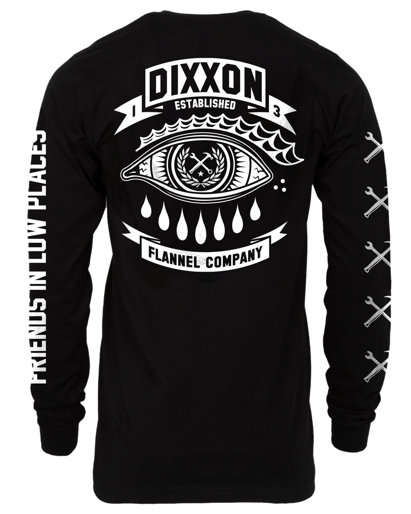 Mystic Long Sleeve T-Shirt - Black - Dixxon Flannel Co.
