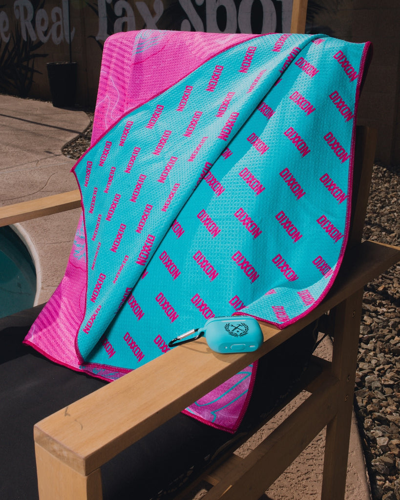 Neon Flamingo Quick Dry Beach Towel - Dixxon Flannel Co.