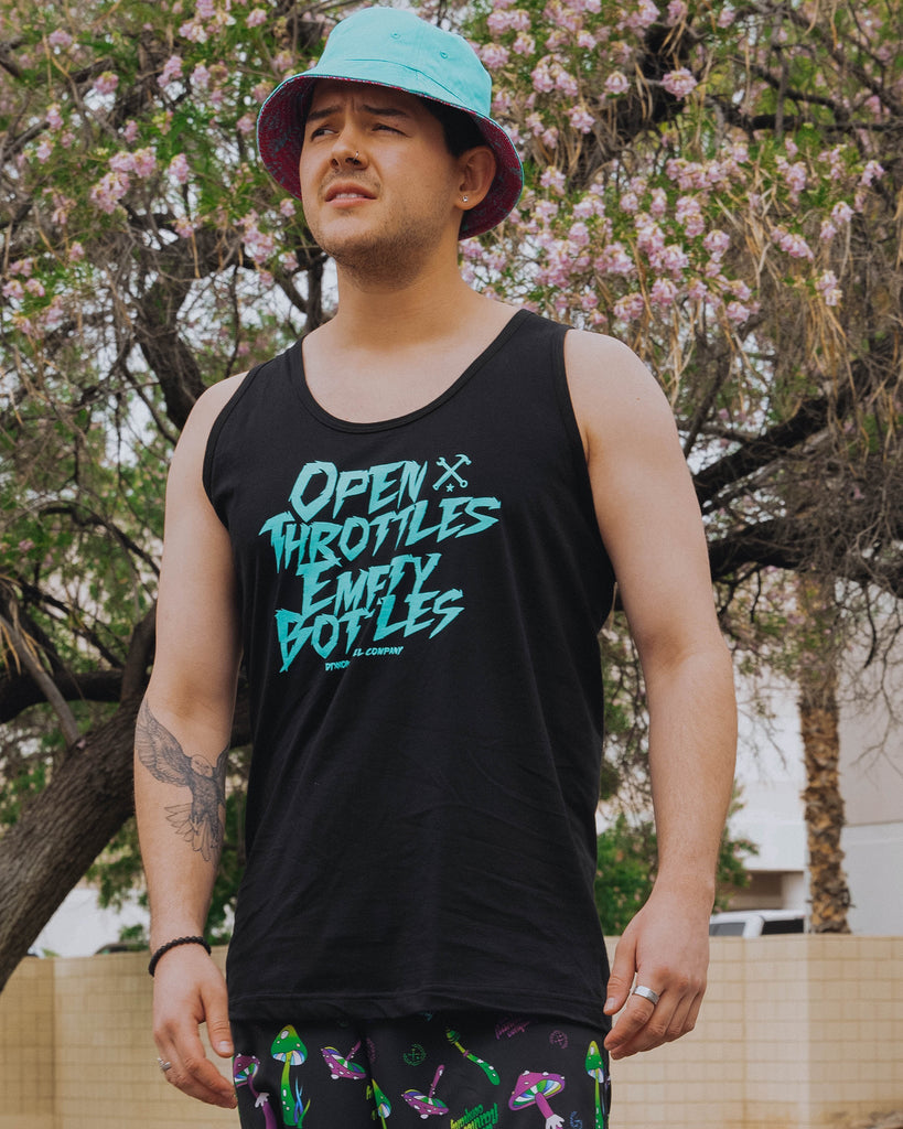 Open Throttles Tank - Black & Tiffany - Dixxon Flannel Co.
