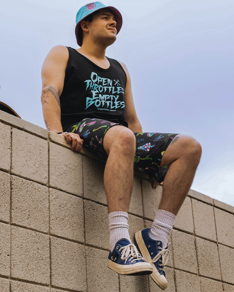 Open Throttles Tank - Black & Tiffany - Dixxon Flannel Co.