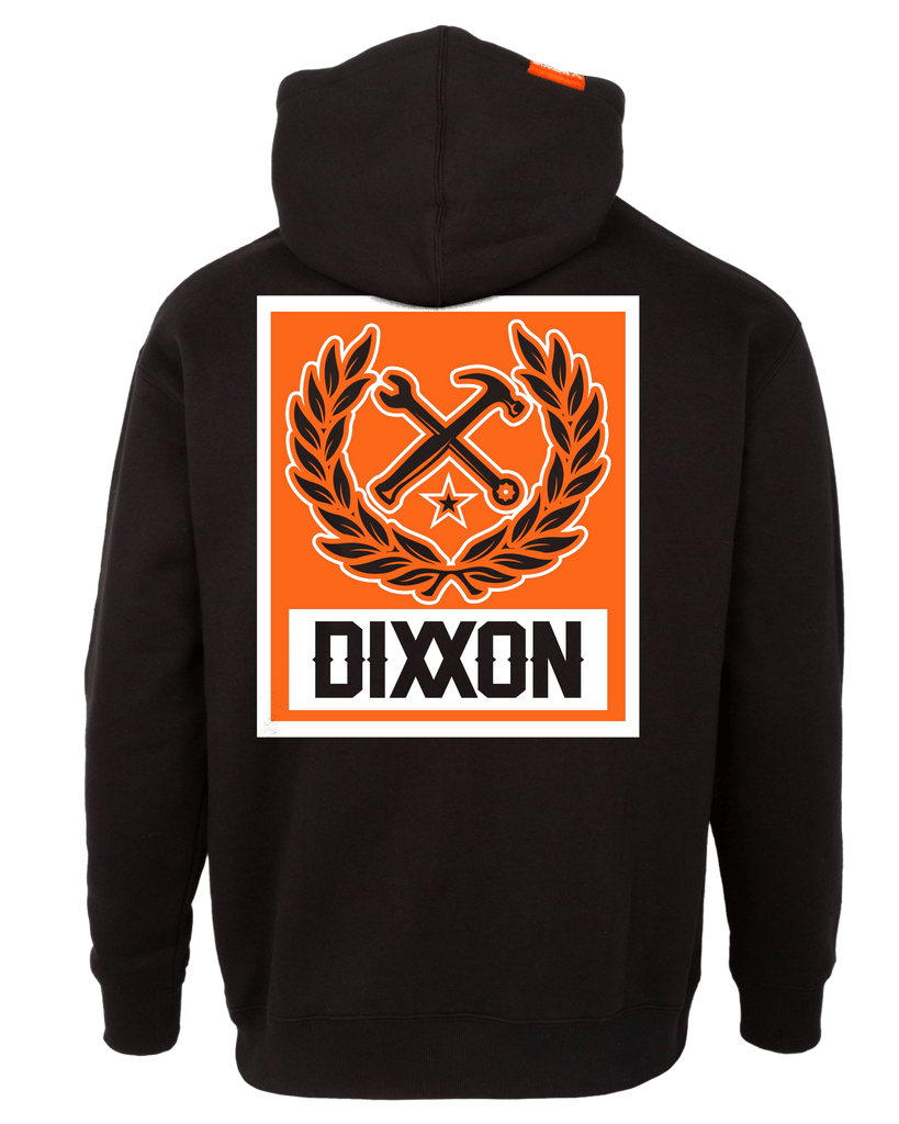 Orange Box Crest Zip Up - Black - Dixxon Flannel Co.