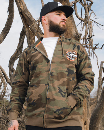 tenderloin ZIP UP WORK JKT U CAMO 西浦着 orange-corpo-zip-up-camo-