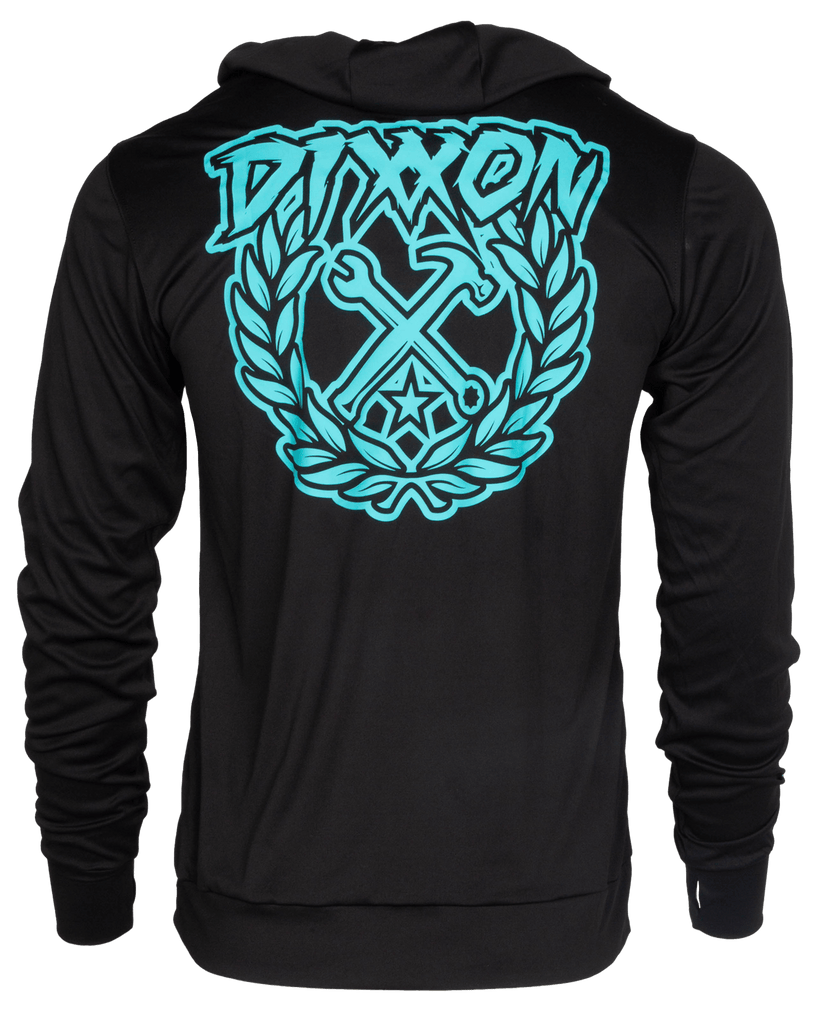 Party Crest UV Pullover Hoodie - Black & Blue - Dixxon Flannel Co.