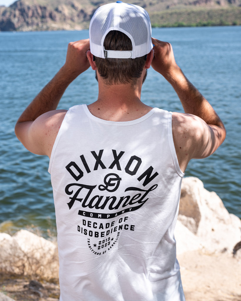 Pastime Tank - White - Dixxon Flannel Co.