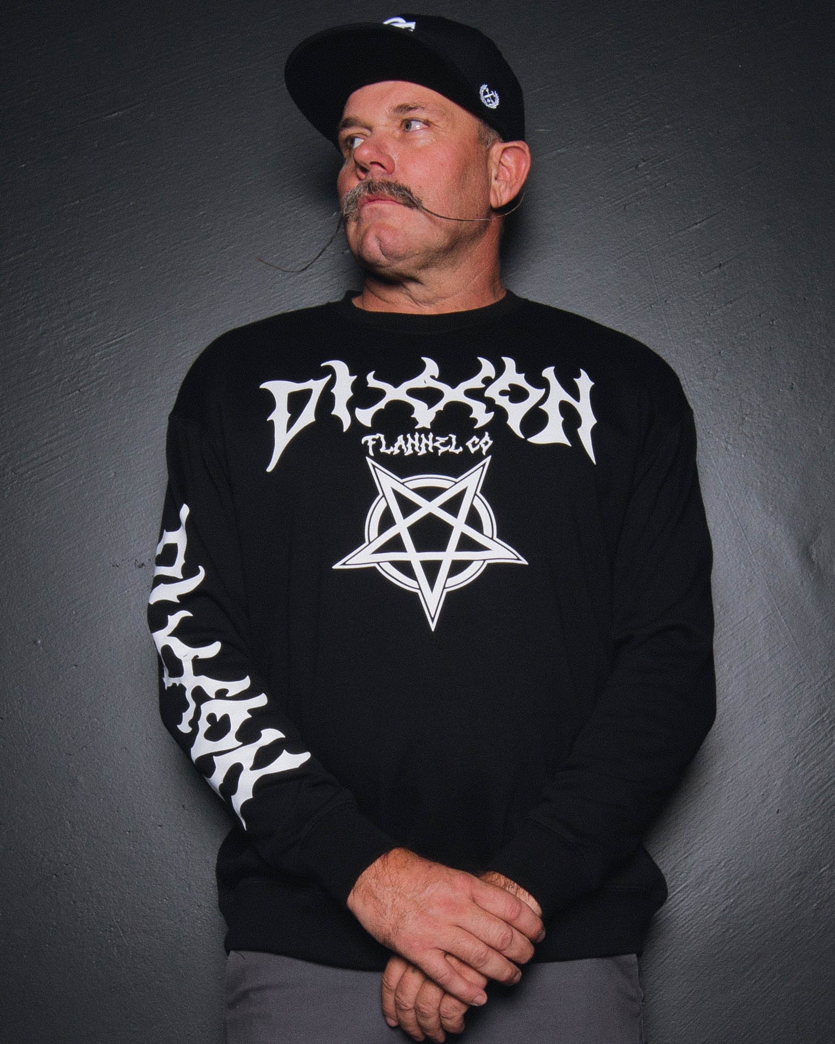 Pentagram Crewneck Sweatshirt - Black - Dixxon Flannel Co.