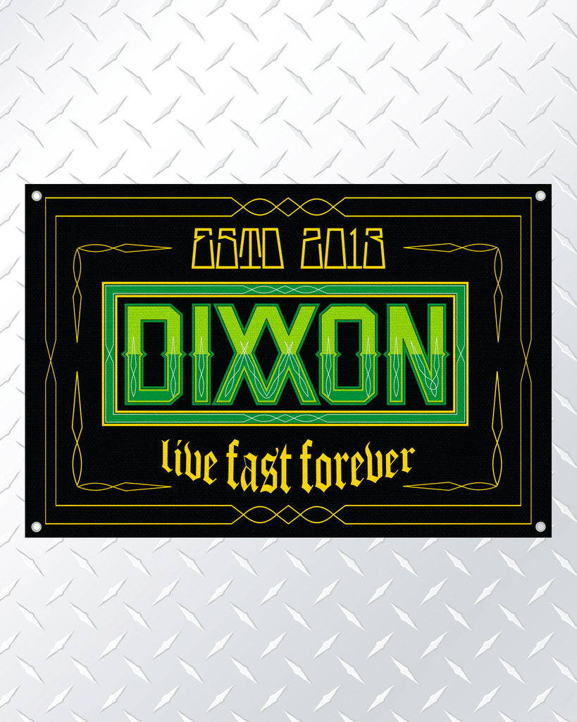 Pinstripe Garage Banner - 36" x 24" - Dixxon Flannel Co.