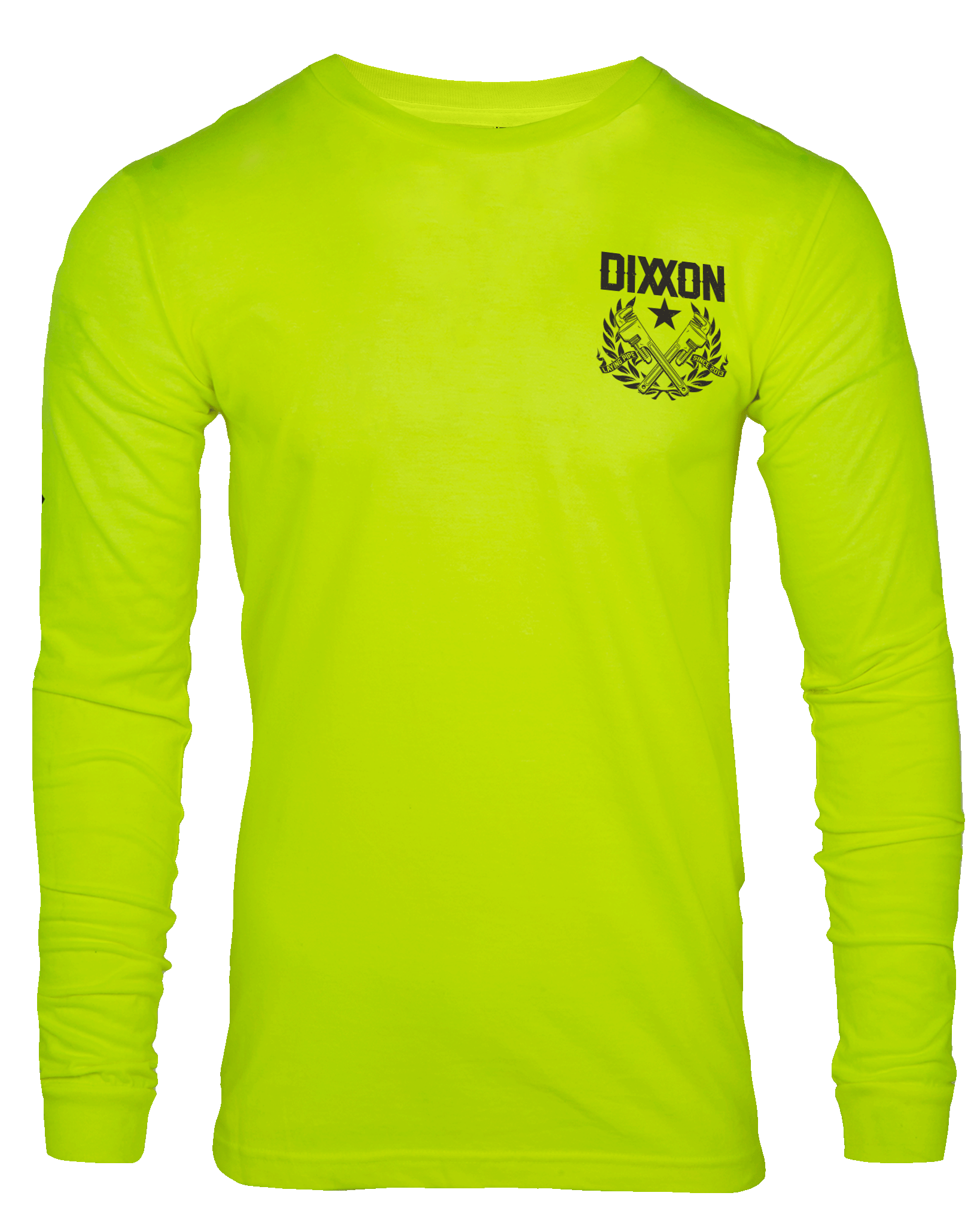Men's Pipe Layer Vis Long Sleeve T-Shirt - Yellow Dixxon Flannel Co.