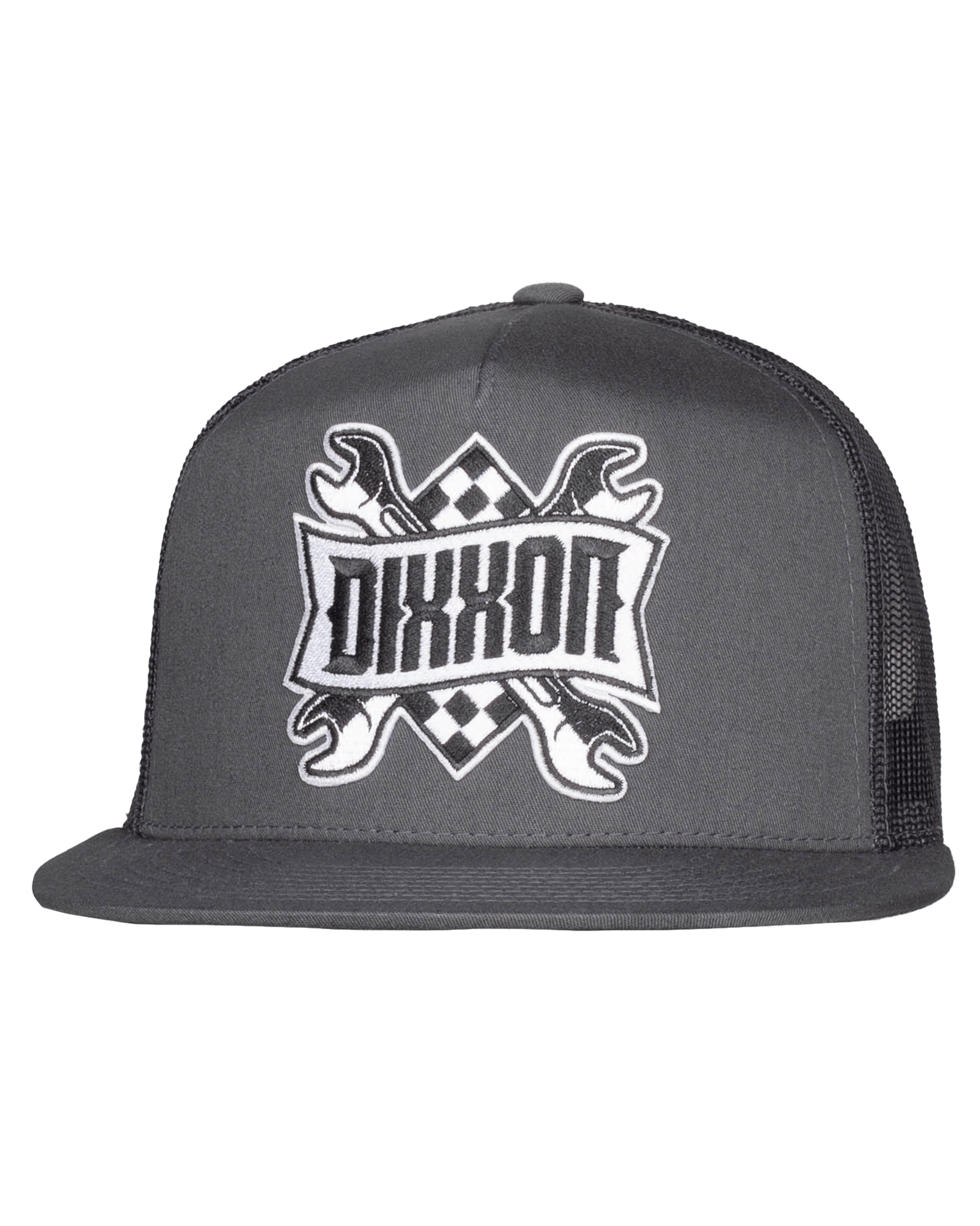Pit Crew Flat Bill Trucker Snapback - Dixxon Flannel Co.