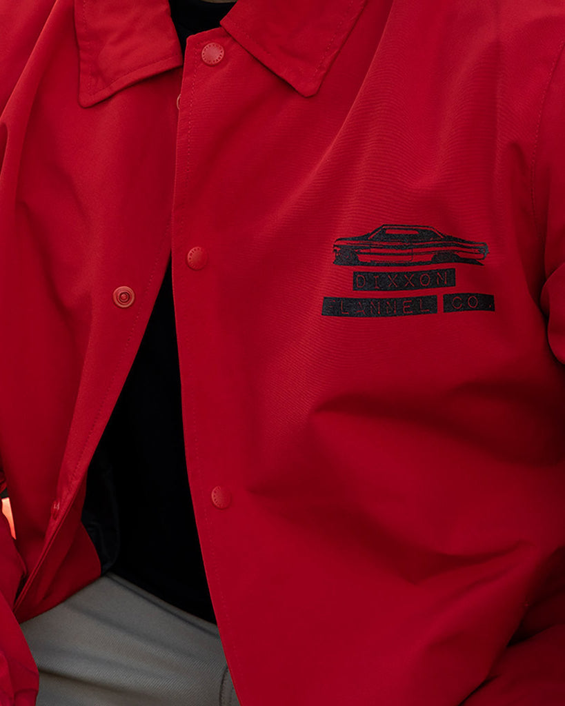 Praise the Lowered Coaches Jacket - Red - Dixxon Flannel Co.