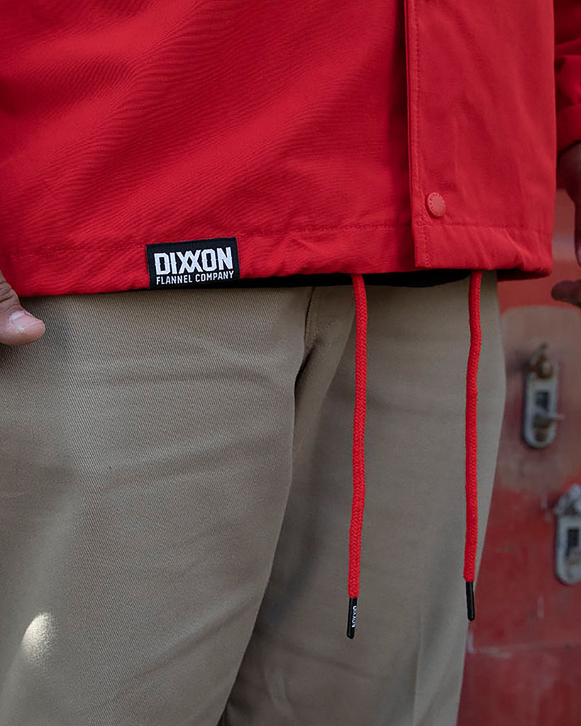 Praise the Lowered Coaches Jacket - Red - Dixxon Flannel Co.
