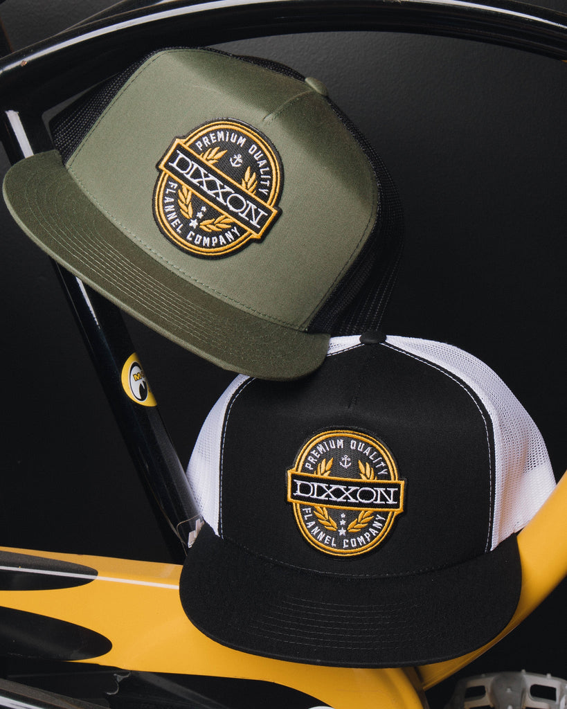 Premium Quality Flat Bill Trucker Snapback - Dixxon Flannel Co.