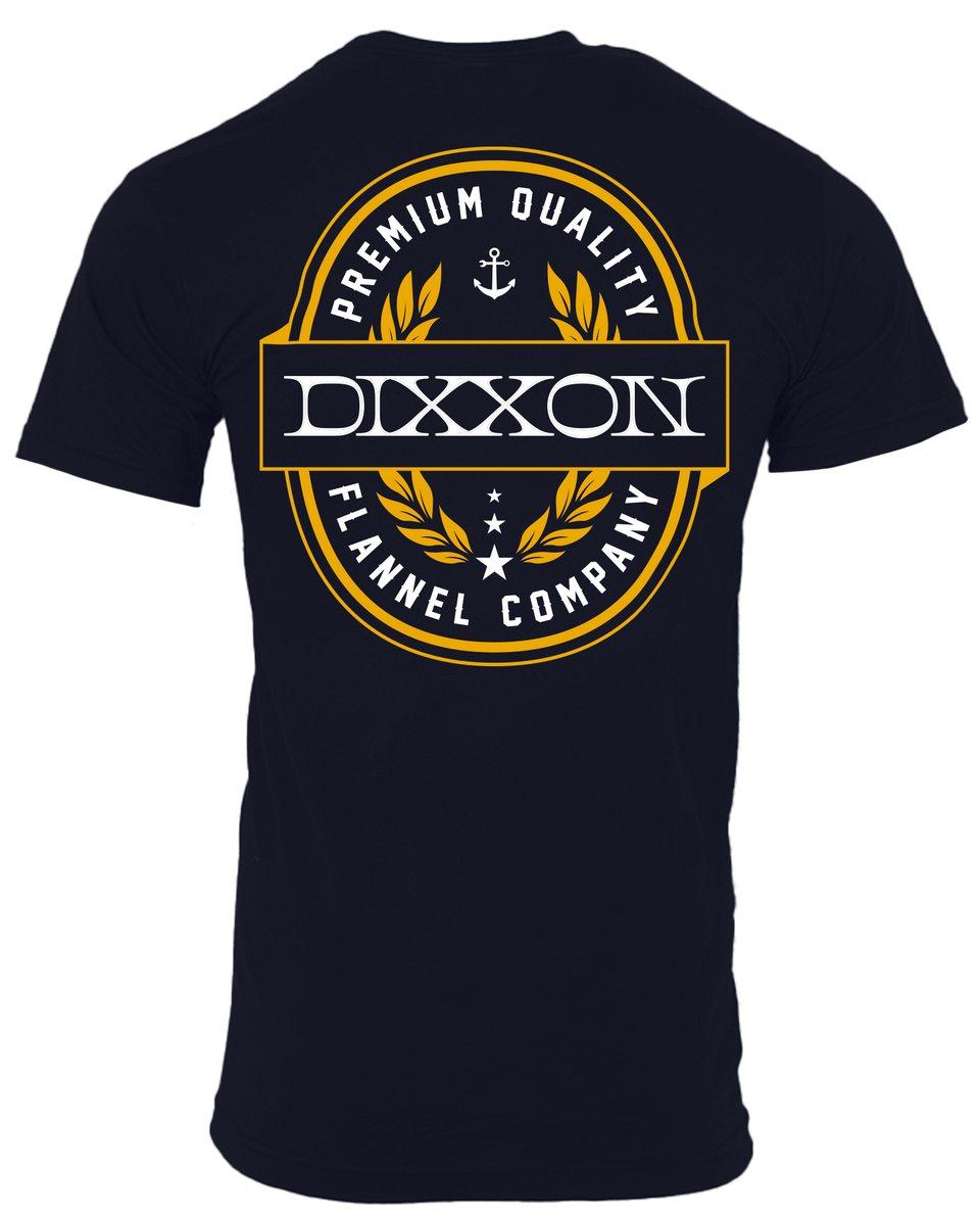 Men's Premium Quality TShirt Navy Dixxon Flannel Co.