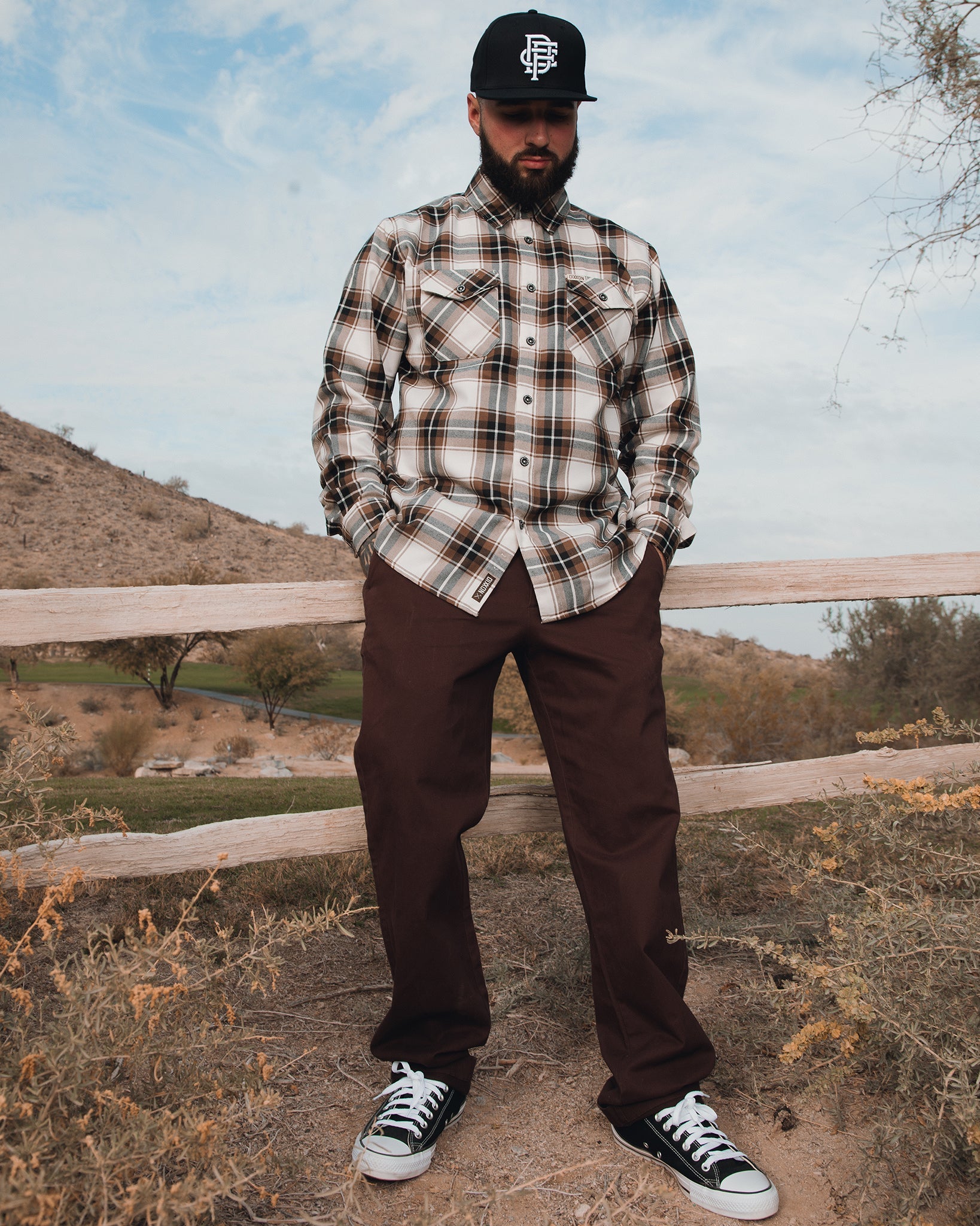 Quint Black Flannel Trousers