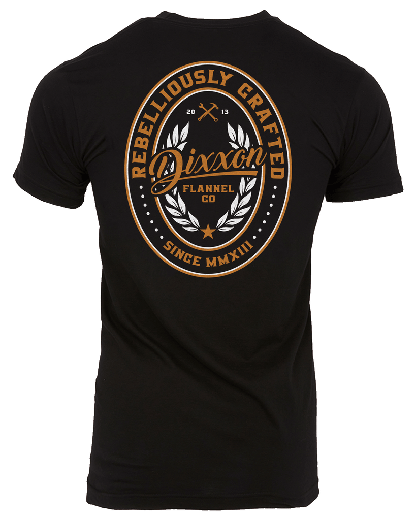 Rebelliously Crafted T-Shirt - Black - Dixxon Flannel Co.