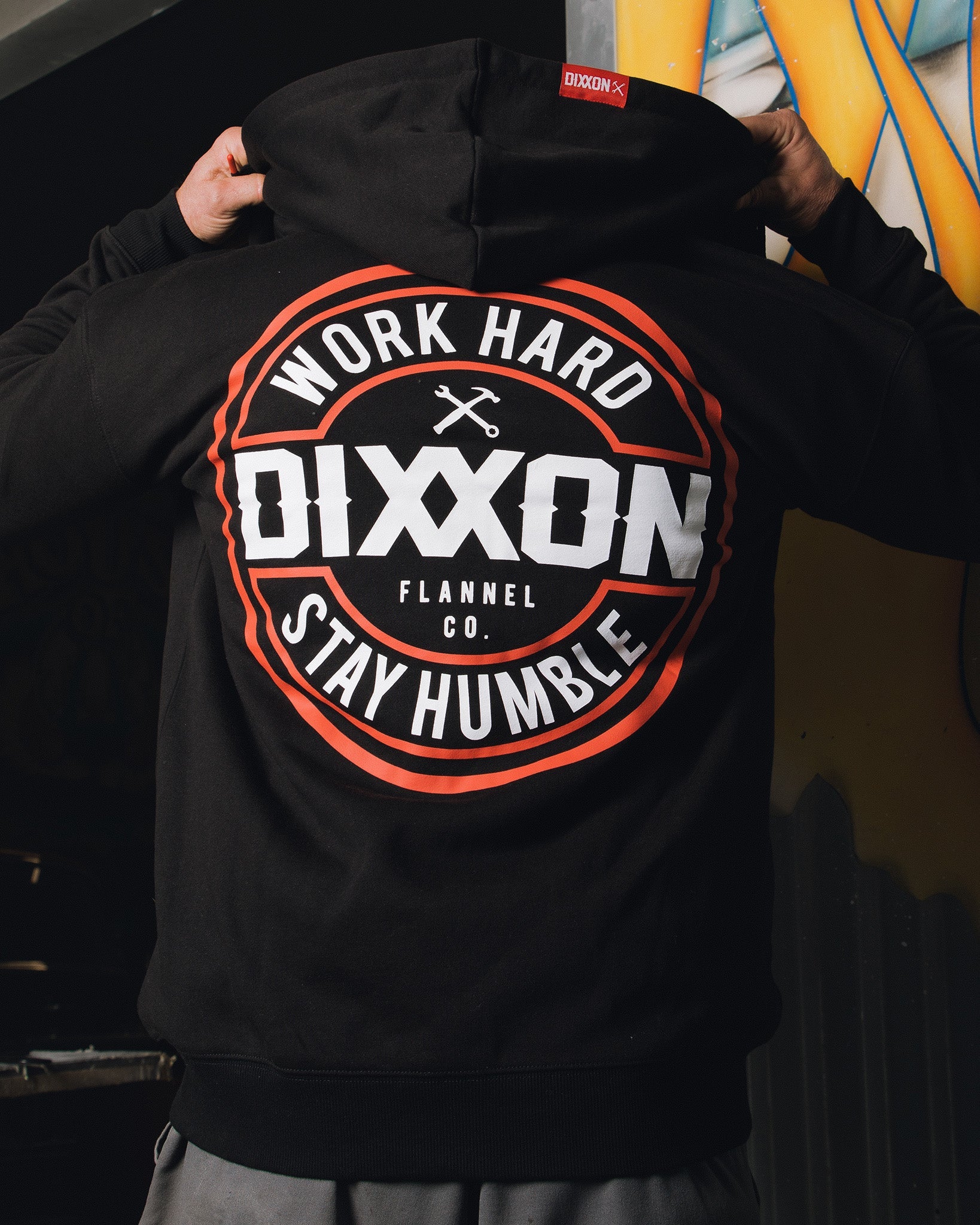 Red Corpo Zip Up - Black - Dixxon Flannel Co.