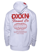 Red Tech Zip Up - White - Dixxon Flannel Co.