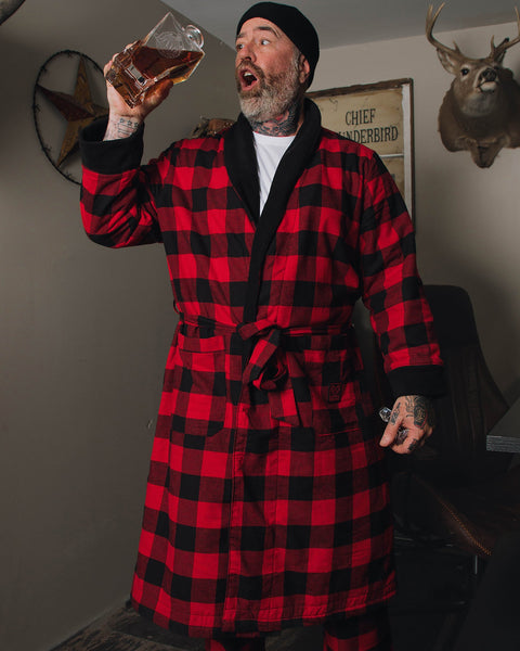 Men's Redrum Fleece-Lined Robe | Dixxon Flannel Co.