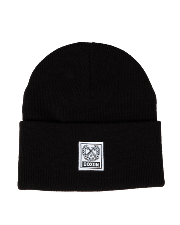 帽子 MLVINCE CLASSIC LOGO RIBBED BEANIE BLACK ribbed-beanie-black-