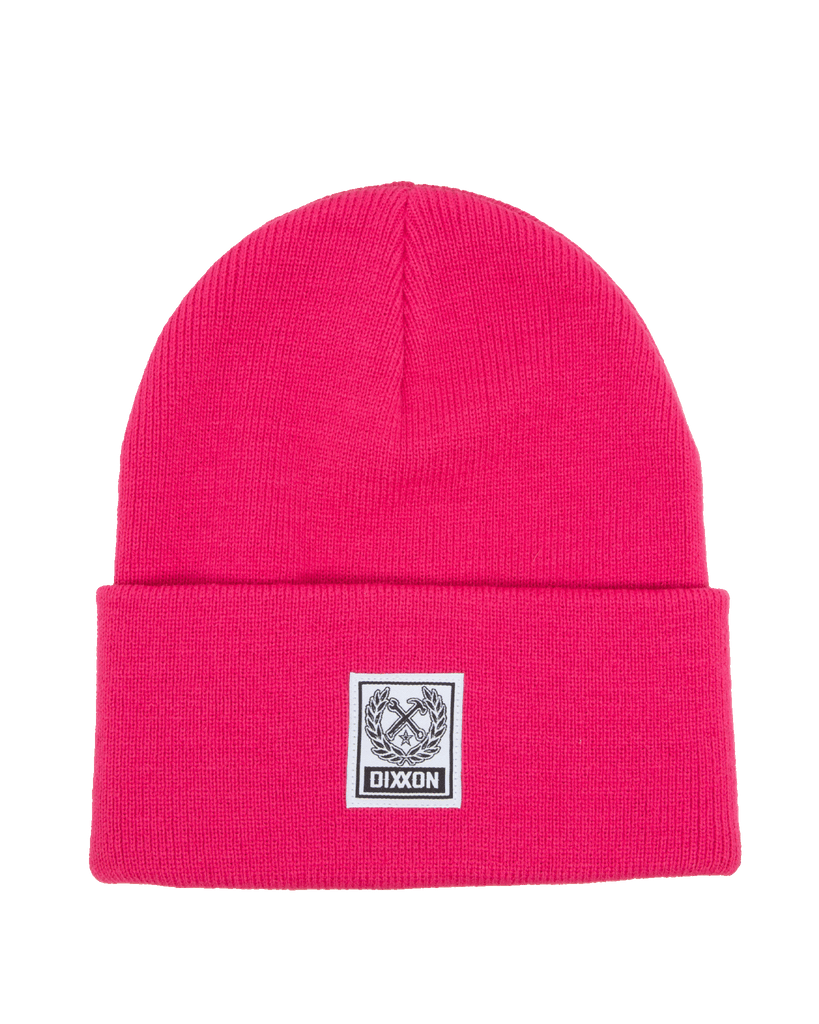 Ribbed Beanie - Bright Pink - Dixxon Flannel Co.