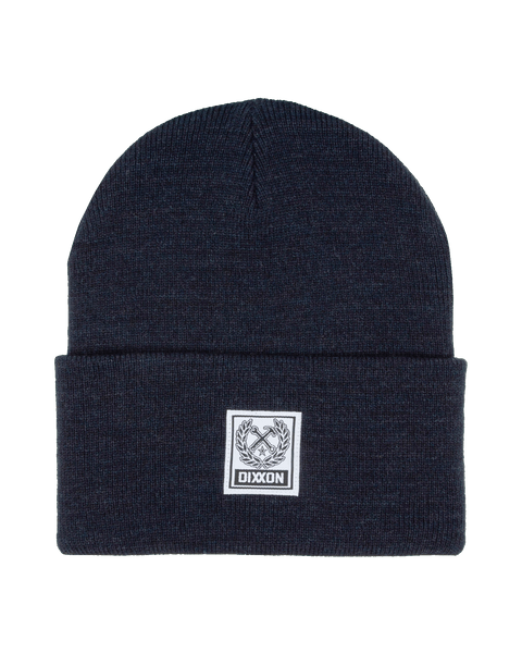 Ribbed Beanie - Heather Navy | Dixxon Flannel Co.