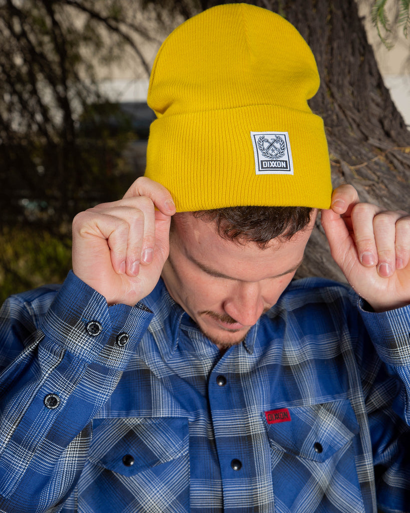 Ribbed Beanie - Mustard - Dixxon Flannel Co.