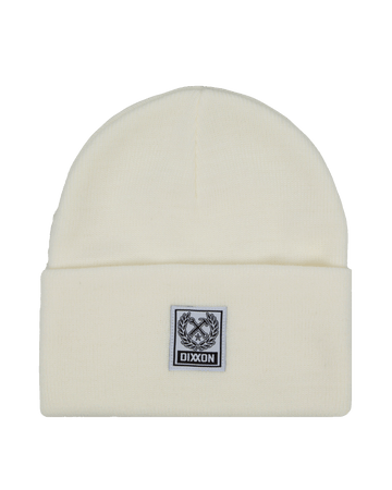 SINGLE BEANIE ホワイト F Ribbed Beanie - White | Dixxon Flannel Co.