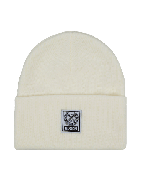 Ribbed Beanie - White | Dixxon Flannel Co.