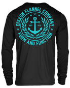 Salty Crest UV Long Sleeve T-Shirt - Black - Dixxon Flannel Co.