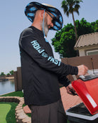 Salty Crest UV Long Sleeve T-Shirt - Black - Dixxon Flannel Co.