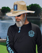 Salty Crest UV Long Sleeve T-Shirt - Black - Dixxon Flannel Co.