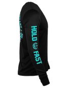 Salty Crest UV Long Sleeve T-Shirt - Black - Dixxon Flannel Co.